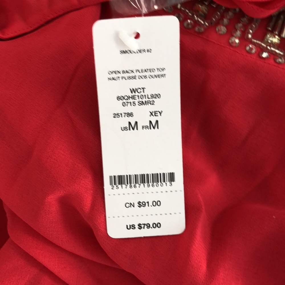 Open back embellished blouse - Picture 4 of 8